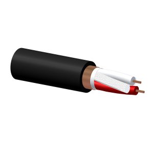 ProCab REF line mikrofon kabel 2 X 0.22mm� black, 1 m