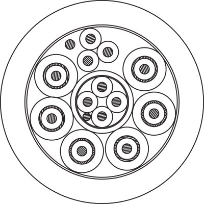 ProCab komposit videokabel 9 mm 1 meter afklip