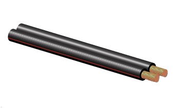 ProCab hjttaler kabel 2 x 0,75 mm 500 meter, hvid