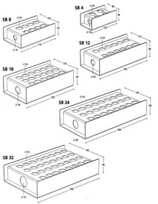 SC Stageboks til 32 bsninger, sort