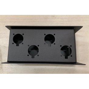 SC Stageboks for 4 EP bsninger, sort