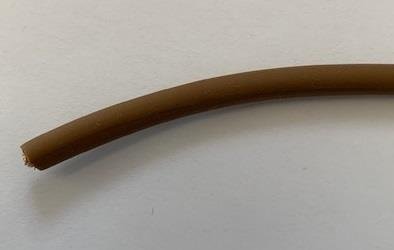 Mikrofonkabel AES & analog, brun =5,2mm, afklip meter ml