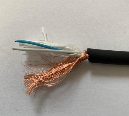 Mikrofonkabel til Analog, DMX og AES, Sort =5,2 mm