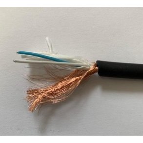 Mikrofonkabel til Analog, DMX og AES, Sort �=5,2 mm