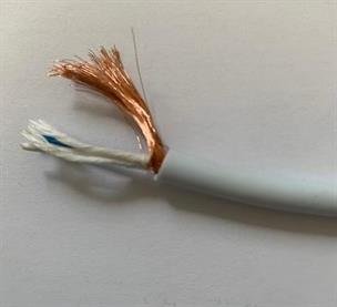 Mikrofonkabel til Analog, DMX og AES, Hvid =5,2 mm
