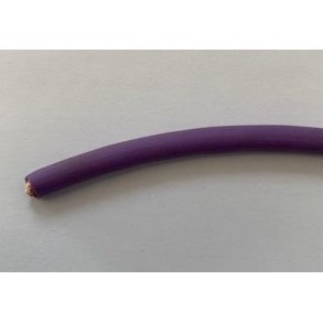 Mikrofonkabel analog lilla �=5,2mm, klippet pr. meter