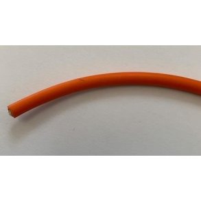 Mikrofonkabel analog orange �=5,2mm, afklip meter m�l