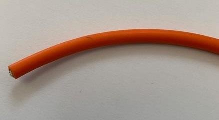 Mikrofonkabel analog orange =5,2mm, klip meter ml