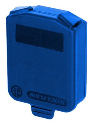 Hngslet dkplade, til D-series chassis, bl