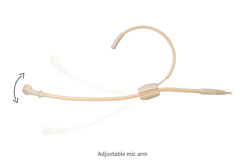 ScanMic ultra-light headset mikrofon Cardoid, Beige