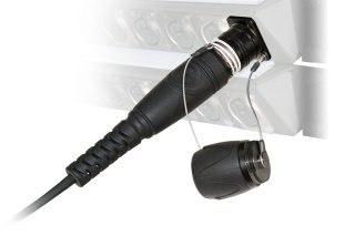 Sealing metal-cover til opticalCON chassis connectors