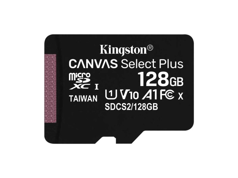 Kingston 128 GB micro SDHC flash memory kort Plus incl. adapter