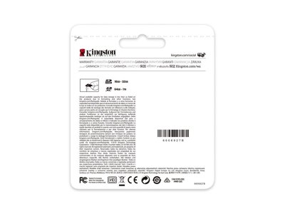 Kingston 32GB SDHC flash memory kort