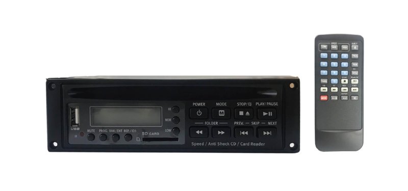 Senrun SD-kort/CD/USB audioplayer modul m/pitch