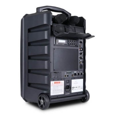 Senrun EP810 transportabel h�jttaler 120W  m/2 x modtagere Freq. 620 til 640 MHz