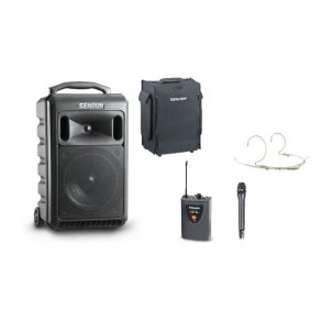Senrun Transportabel h�jttaler 120W m/1 styk Headset og 1 h�ndholdt mikrofon