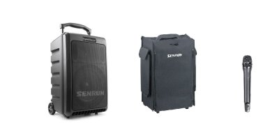 Senrun EP900 transportabel h�jttaler 180W  m/1 x modtager 6A og h�ndholdt mikrofon