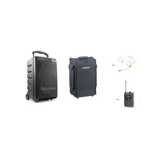 Senrun EP900 transportabel h�jttaler 180W  m/2 x modtager 6A og 2 x headset mikrofon