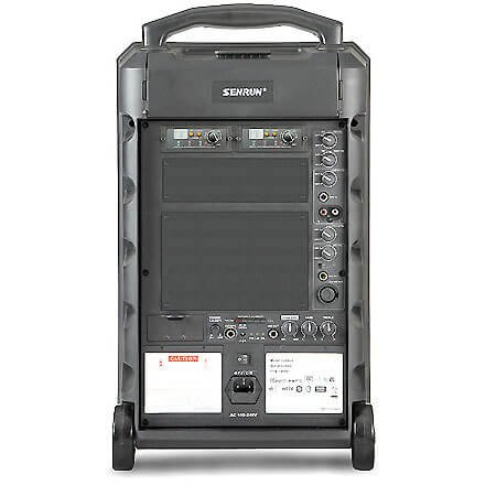 Senrun EP900 transportabel hjttaler 180W  m/2 x modtager 6A og 2 x headset mikrofon