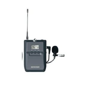 Senrun Tourguide transmitter med lavalier mikrofon