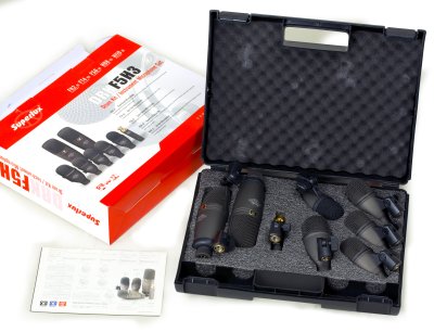 Superlux Tromme mikrofon s�t, s�t med 8 mikrofoner