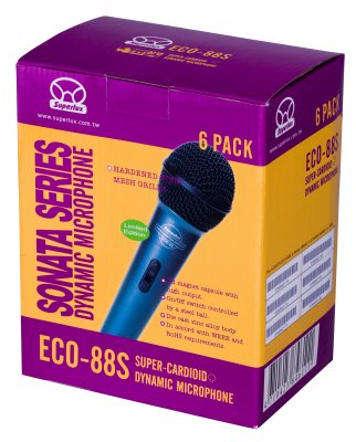 Superlux Live vokal mikrofonpakke 6 styk