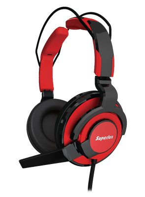 Superlux Gaming headset, r�d
