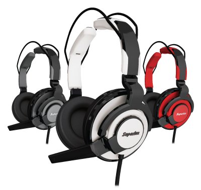 Superlux Gaming headset, r�d