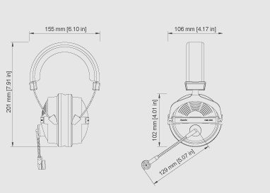 Superlux HMC660 hovedtelefon med mikrofon 