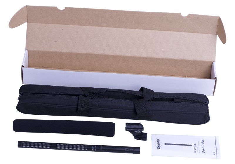 Superlux Shutgun mikrofon, batteridrevet