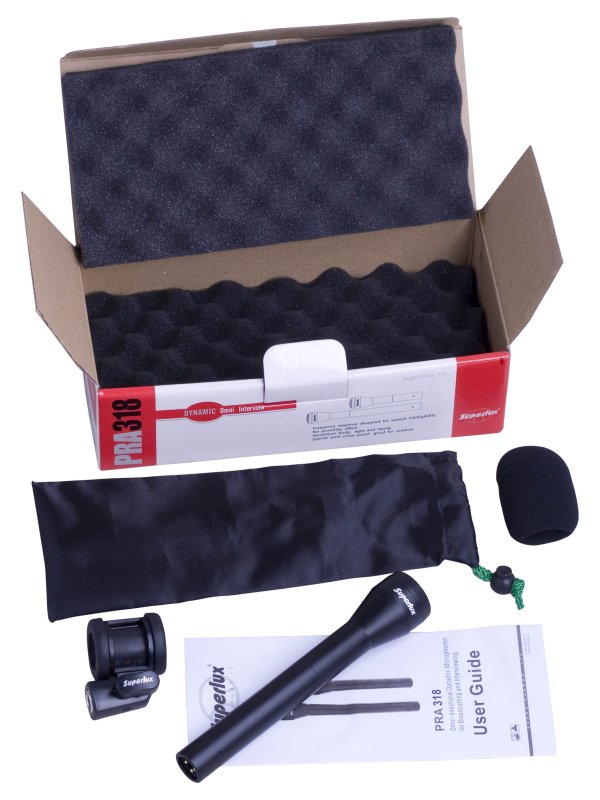 Superlux Broadcast Interview og reporter mikrofon 18 cm
