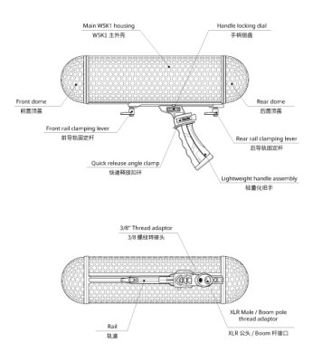 Superlux zeppeliner med shockmount