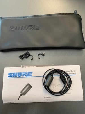 Shure dynamisk clips mikrofon