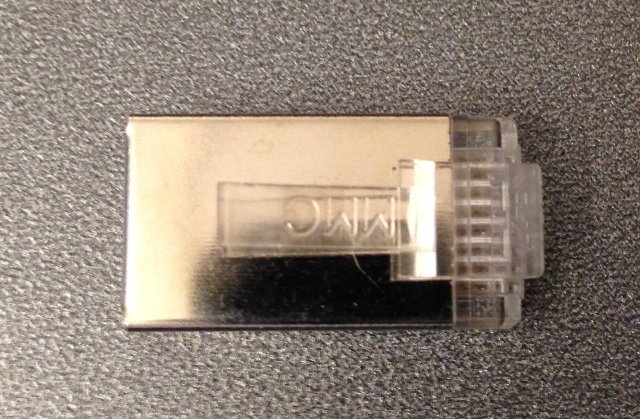 RJ45 modularstik CAT6E FTP til fast core kabel