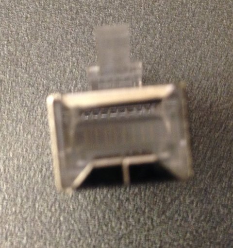 RJ45 modularstik CAT6E FTP til fast core kabel