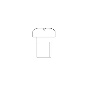 SMRT BOX 12 pcs M6x10 pan head, pozidrive, black screw