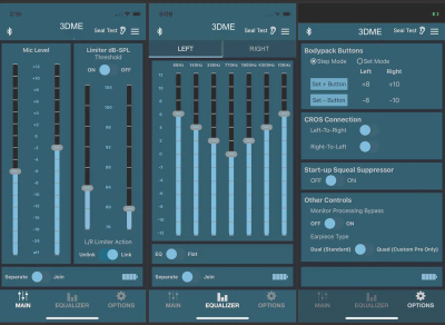 3DME Aktiv ambient In-Ear monitor system m/Bluetooth gen.2