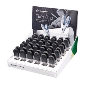 K&M magnetiska clips, sortiment med 24 stk