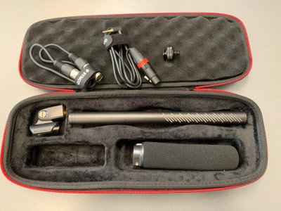 Synco D1 Broadcast shotgun mikrofon til 48 Volt eller AA batteri