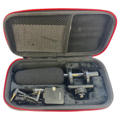 Synco D2 Broadcast shotgun mikrofon, tr�dl�s s�t med modtager
