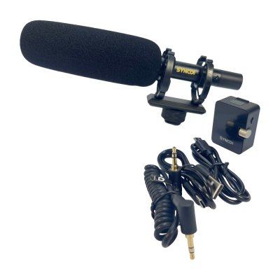 Synco D2 Broadcast shotgun mikrofon, tr�dl�s s�t med modtager