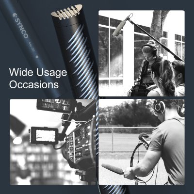 Synco D2 Broadcast shotgun mikrofon til 48 Volt Phantom power