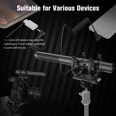 Synco D30 Video shotgun mikrofon til kamera