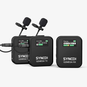Synco WAir G2 Mega wireless mikrofonsystem display m/2 mikrofoner, 24 timers optagelse