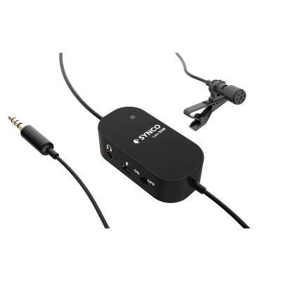 Synco lavalier mikrofon m/hovedtelefon udgang