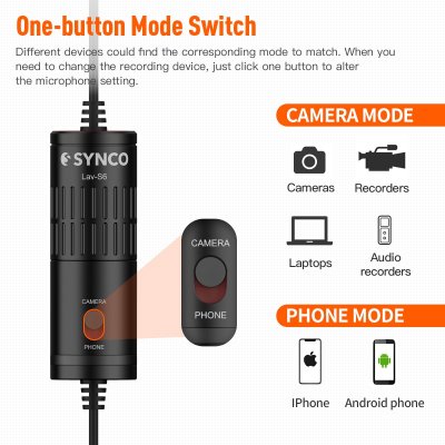 Synco lavalier mikrofon til OSMO pocket