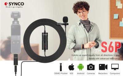 Synco lavalier mikrofon til OSMO pocket