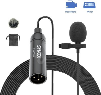Synco lavalier mikrofon PRO m/XLR udgang, kuglekarakteristik