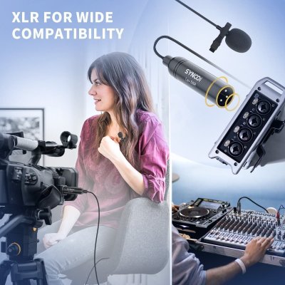 Synco lavalier mikrofon PRO m/XLR udgang, kuglekarakteristik