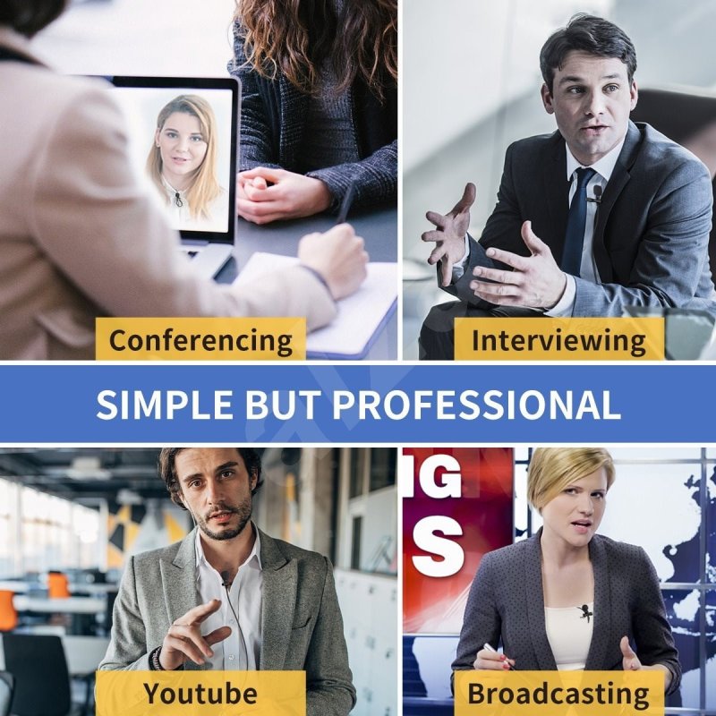 Synco lavalier mikrofon PRO m/XLR udgang, kuglekarakteristik